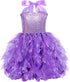 Sequin Sparkle Dress Dresses Little Palace Store Purple 2T
